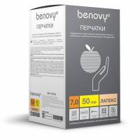Перчатки Benovy хирургические неопудренные стерильные 6,5 купить в #REGION_NAME_DECLINE_PP#