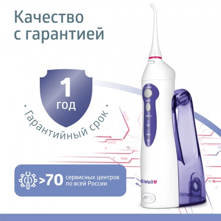 Ирригатор полости рта B.Well WI-911 с увеличенной емкостью 330 мл купить в Москве